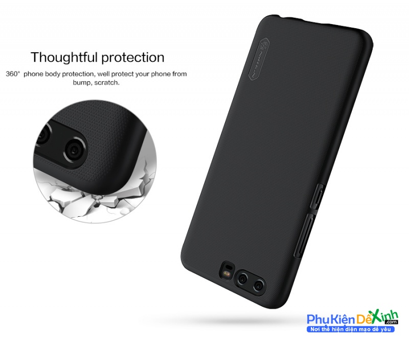 Ốp Lưng Huawei P10 Chính Hãng Nillkin được làm bằng công nghệ sơn UV tạo cho người dùng một cảm giác thoải mái và một phong cách lịch lãm cho người dùng